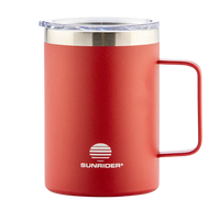 SR Red Stainless Steel Mug 16 oz.